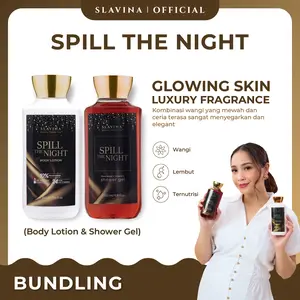 [DOKTIF APPROVED] SLAVINA Body Care Body Lotion dan Shower Gel by Nagita Slavina Moisturizer dan Sabun Mandi Cair 350ml