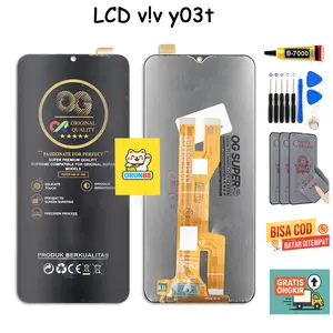 Orun88 LCD v!v y03t Bukan OLED + TOUCHSCREEN Layar Pengganti Ponsel OEM Kualitas Original Equipment Manufacturer