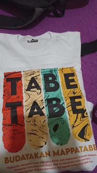Product Review of KAOS BUGIS TABE / BUDAKAN MAPPATABE / COTTON COMBED 24S from 0**% 0