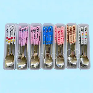 Sendok Anak Set Berkarakter/Sendok Anak Stainless Steel Murah