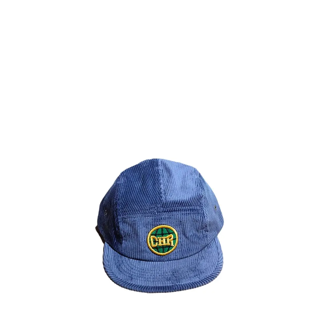 Topi 5 Panel Corduroy Snapback Pria dewasa Original Visor Pendek