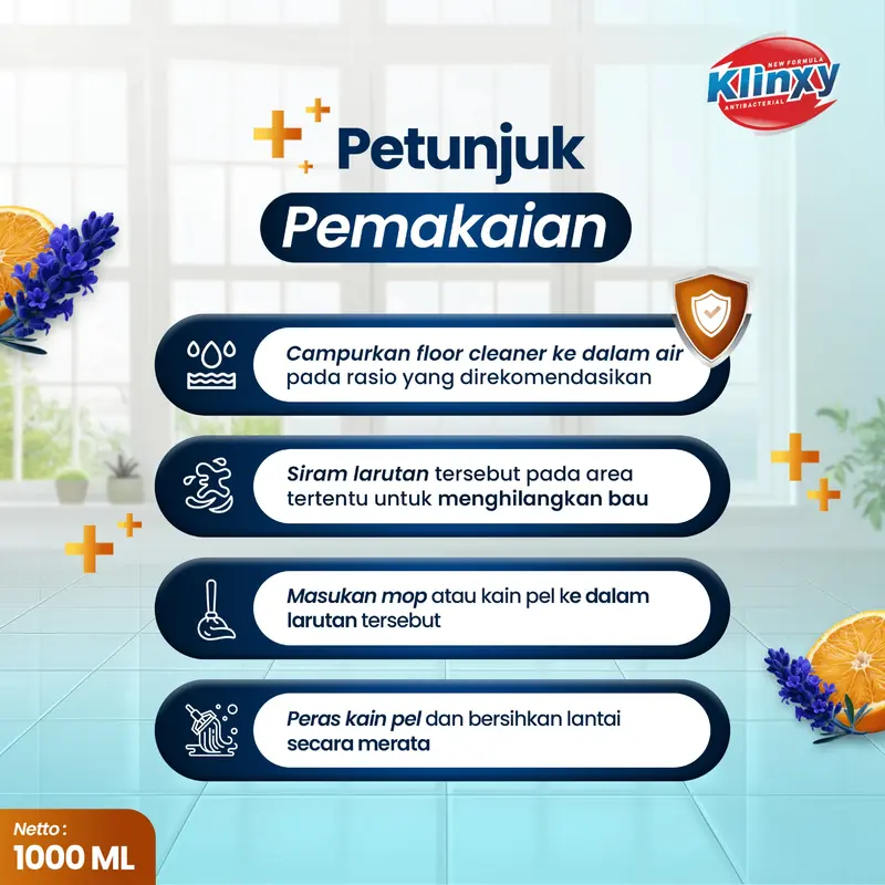 SEROXIL Pembersih Lantai Anti Serangga Semut Lalat - FLOOR CLEANER Anti Insect 1000ml 1