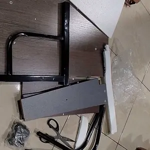 BGsport Meja Laptop Desk Portable MEJA 1812 & 1815 Adjustable 60x40x68-90 cm with Rak Penyimpanan Multifungsi dan Roda Ukuran 60x40x68-85 cm for Travel