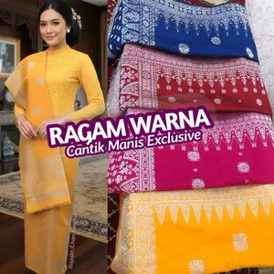 RAGAM WARNA Songket Cantik Manis Exclusive /songket tenun asli palembang /ilham songket palembang /songket pengantin