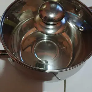 Pumpkin Pot Panci Soup Panci Susu Model Labu Masak Mie Sayur Bakso Tomyam Gold Silver Tutup Kaca Stainless Steel Multifungsi