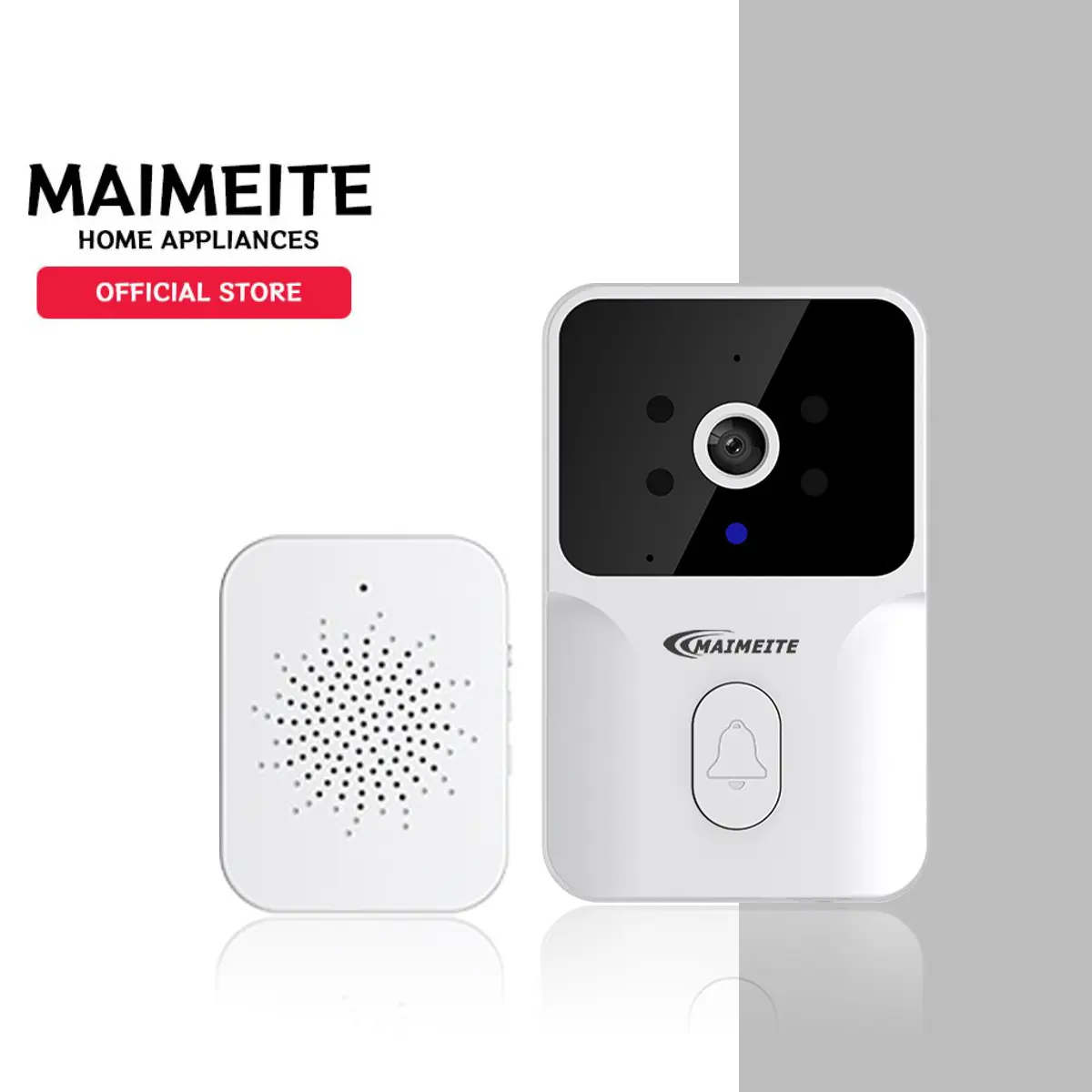 MAIMEITE Bel Rumah Wireless Waterproof Kamera WIFI Video Doorbell Smart Door Bell Kamera