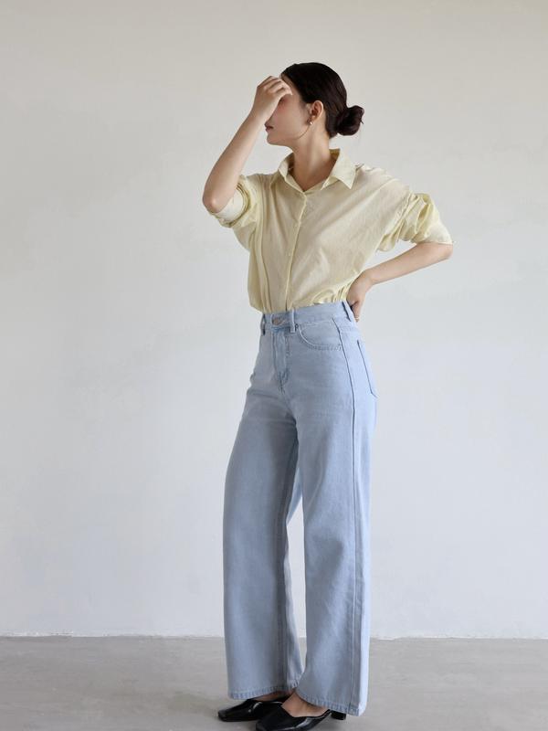 Quần jeans ống suông vừa hack dáng | SOMS | Raw Pants