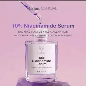 [LISHUI] 10% Niacinamide Serum Untuk Mencerahkan Wajah dan Memberi Nutrisi dengan Kandungan Allantoin