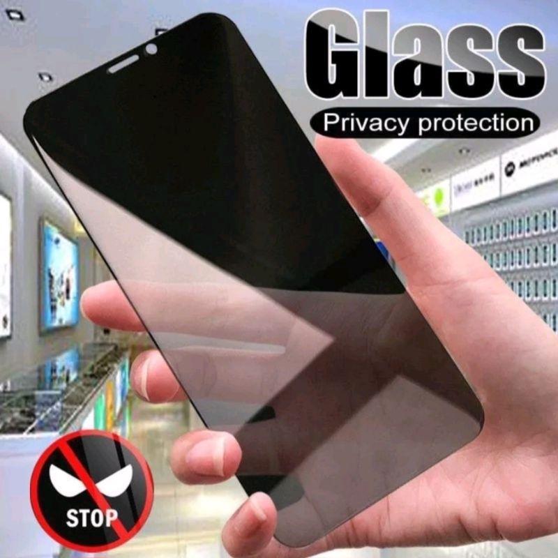 TEMPERED GLASS SPY / PRIVACY GLOSSY KOMPETIBEL UNTUK HP SAMSUNG ALL TYPE SAMSUNG Layar 3
