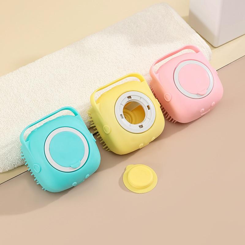 Product Introduction of Pet bathing brush, dog massage brush, pet massage gloves, cat hair removal brush, pet supplies bathing tool 10
