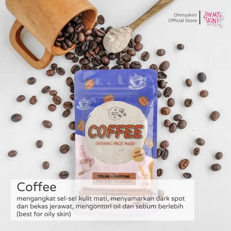 (GRATIS KUAS MASKER SILIKON) MASKER OH MY SKIN 25GR 2