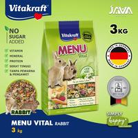 Gambar Vitakraft Menu Vital Rabbit Dry Food Premium Freshpack  - Makanan Pellet Kelinci Bernutrisi - 1 kg dari Java Petco Kota Administrasi Jakarta Selatan 3 Tokopedia