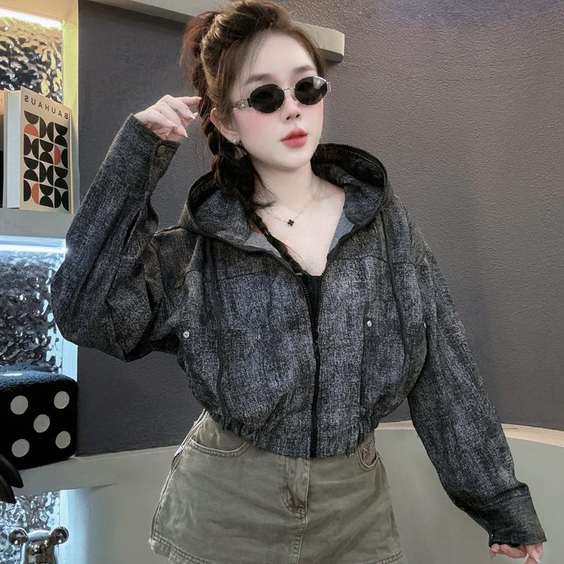  ÁO KHOÁC CHỐNG NẮNG JEAN CHUN CROPTOP MÃ  JN24  FREESIZE  40-60 KG 