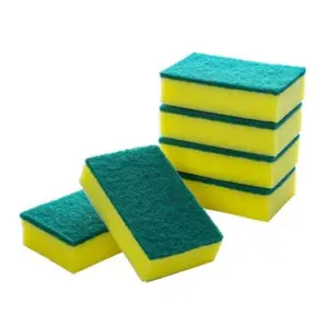 Spon alat Cuci Piring Sabut Busa Sponge cuci piring 2 sisi Spons Cuci