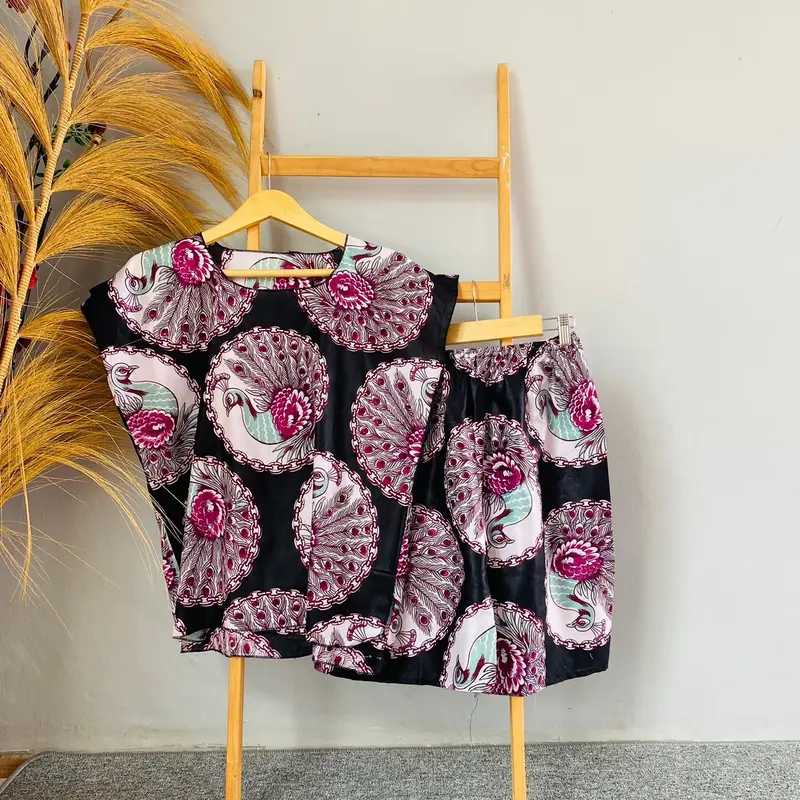 BANTING HARGA 100K GET 5 BABYDOL PENDEK KRILL RAYON ADEM Piyama Wanita Setelan Baju Tidur Motif 7