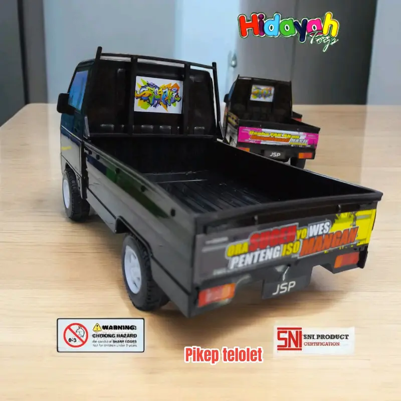 Mainan Mobil Pickup L300 Toys Dilengkapi dengan Tali penarik Keren 6