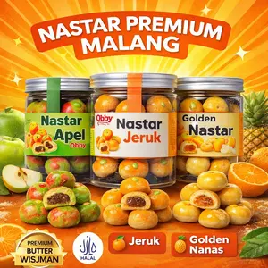 NASTAR VIRAL SPESIAL MALANG | Nastar Apel Jeruk Golden Nanas Premium Lumer Kue Kering Kuker