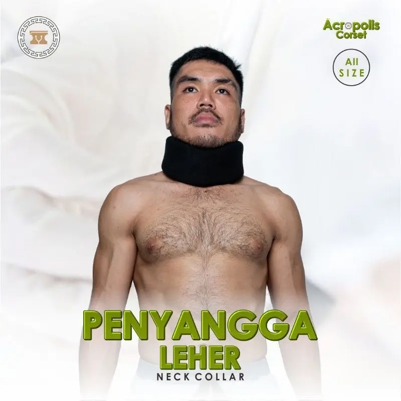 Neck Cervical Collar penyangga leher penahan bantal sakit support penyanggah penahan cidera leher 0