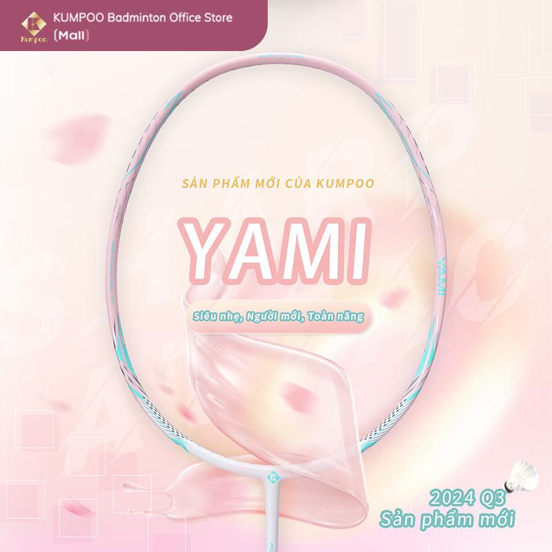 Vợt cầu lông, KUMPOO 4U YAMI, sợi carbon, bền, chuyên nghiệp, chính hãng, G6, đánh một lần, Vợt cầu lông