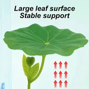 1Pc Green Leaf Hammock For Betta Fish Stress-Reducing Aquarium-Safe Decor With Suction Cup For Fish Tank Fake Plants Decoration - A3
