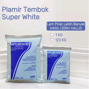Dempul Instan PLAMIR PUTIH 1 kg untuk Kayu, Besi, Tembok, dan Plamir Serbaguna Tahan Air - Filter, Paint