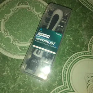 Alat Cukur Manual Pria Pengaman Cukur Cukur Jenggot Wajah 1 Dudukan + 6 Pisau + 1 Kotak Cukur