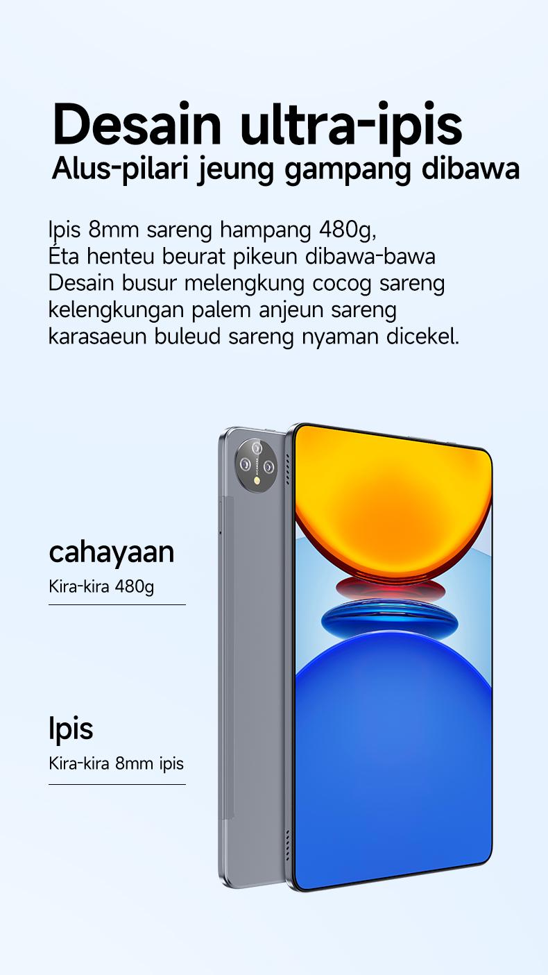 (COD)2025 Baru 5G matepad H13 Pro10.3" Tablet [16GB+1TBl|Pengalaman Pro Layaknya PC |120Hz OLED Real Color FullView Display | Ultra-tipi Wifi