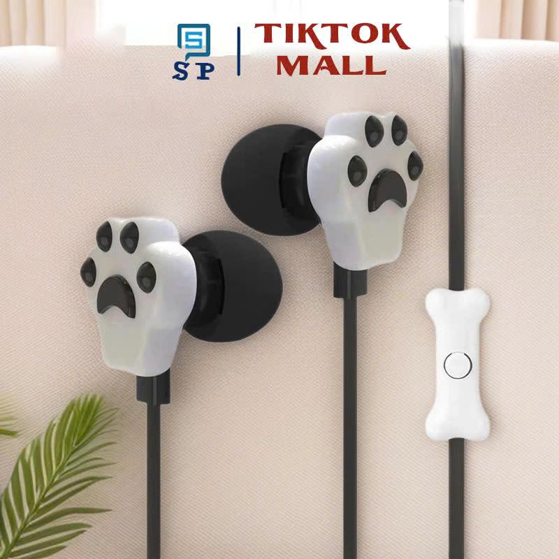 Tai nghe có dây chân mèo M11 hỗ trợ chơi game cho điện thoại