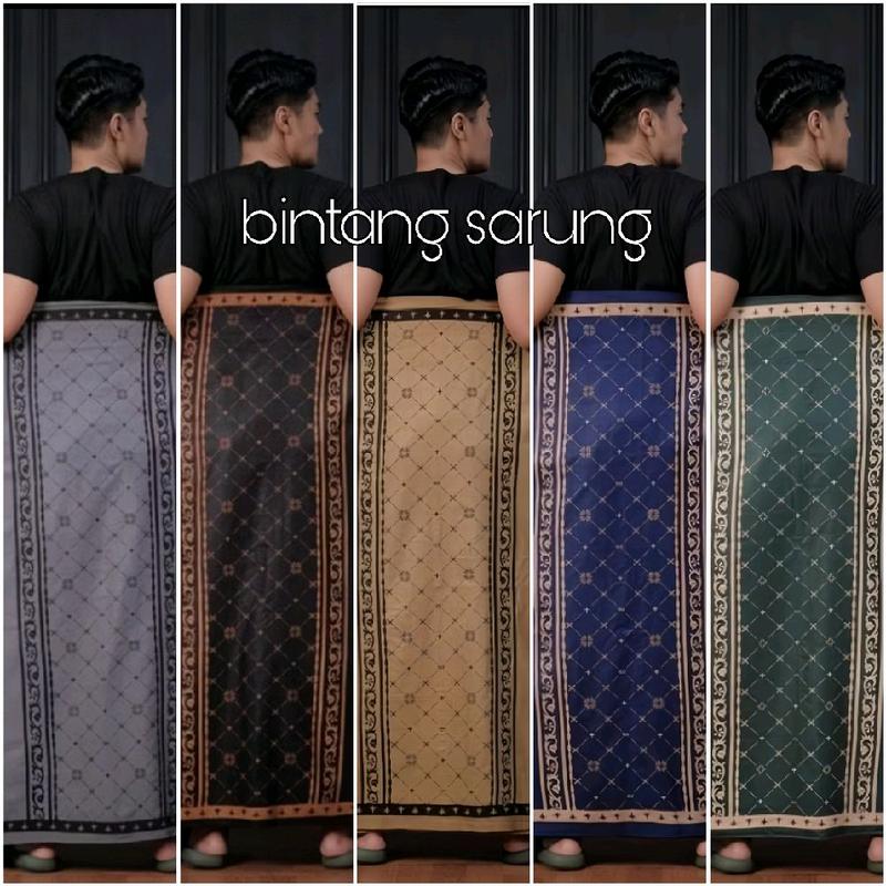 BINTANG SARUNG [RAYON PREMIUM]-Sarung New Arrival Sarung Gloyor Dewasa Motif terbaru Kekinian Santri Ramadhan 2025  Nyaman Muslim Pekalongan 5