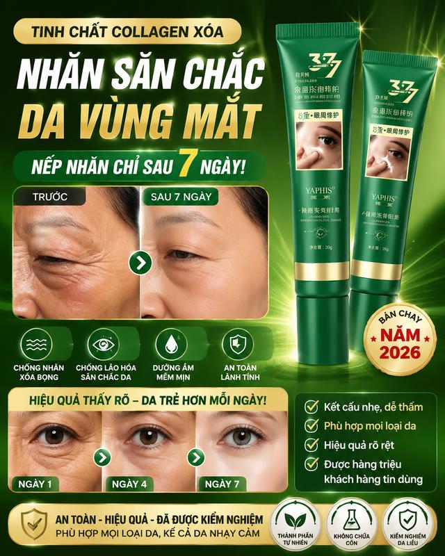 TINH CHẤT COLLAGEN XÓA NÁM, CHỐNG NHĂN, SĂN CHẮC DA 377...