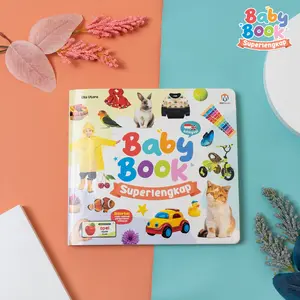 Baby Book Superlengkap - Buku Boardbook Tebal untuk Bayi & Balita 300+ Jenis Benda 19 Tema Bilingual Indonesia Inggris Dilengkapi Bonus Video Animasi
