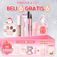 Gambar [Christmas Set]PINKFLASH Makeup Set 6pcs Eyeshadow Matte Lipstick Eyebrow Eyeliner Lip Gloss Blush - SET 1 dari PINKFLASH STORE Kab. Tangerang 1 Tokopedia