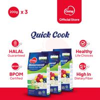 Gambar OATSY Quick Cook Oatmeal 200g - (Triple Pack) dari Oatsy Oatmeal & Muesli Kota Administrasi Jakarta Barat 1 Tokopedia