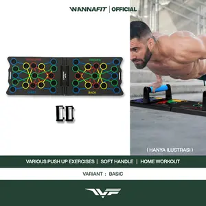 WANNAFIT Basic Push Up Board | Alat Olahraga Rumah