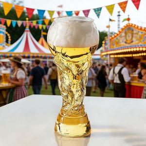 ヴィンテージトロフィーガラスカップ、しっかりとした質感、レストラン・バーのディスプレイ用カップ、記念日のギフト向け、デスクデコレーション、11オンス