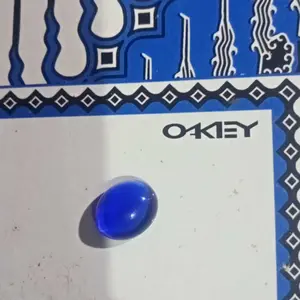 Batu akik blue safir/king safir dim 12mm