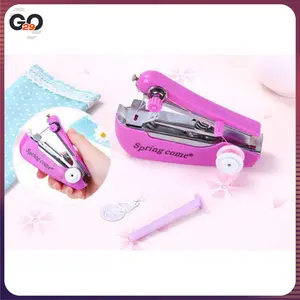 Mesin Jahit Tangan Mini Portable Strapless Tanpa Baterai Efisien dan Praktis untuk Jahit Pakaian Robek Ringan dan Mudah Dibawa