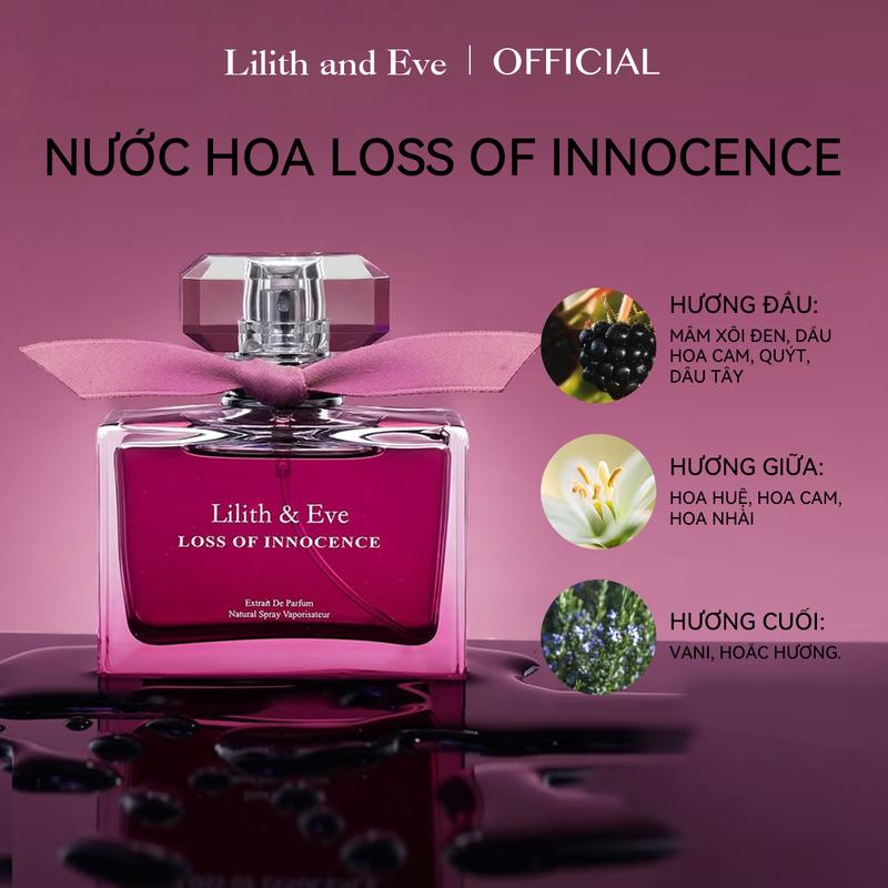 Nước Hoa Lilith and Eve Loss of Innocence Eau de Perfume 50ml quyến rũ gợi cảm lưu hương lâu cho body 8H