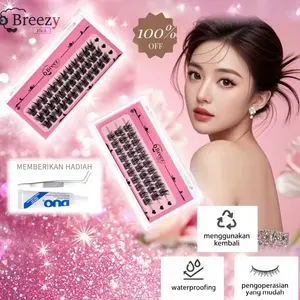 Bulu Mata 3 Langkah - Praktis Banget! Sudah termasuk Lem  Penjepit. Cocok untuk pemula