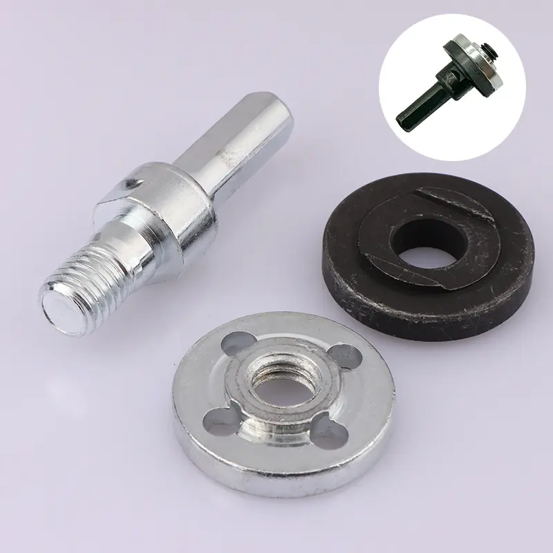 Máy khoan điện cầm tay máy mài góc 3 món tấm áp lực chuyển đổi trục cờ lê tam giác thanh kết nối máy khoan điện để cắt
