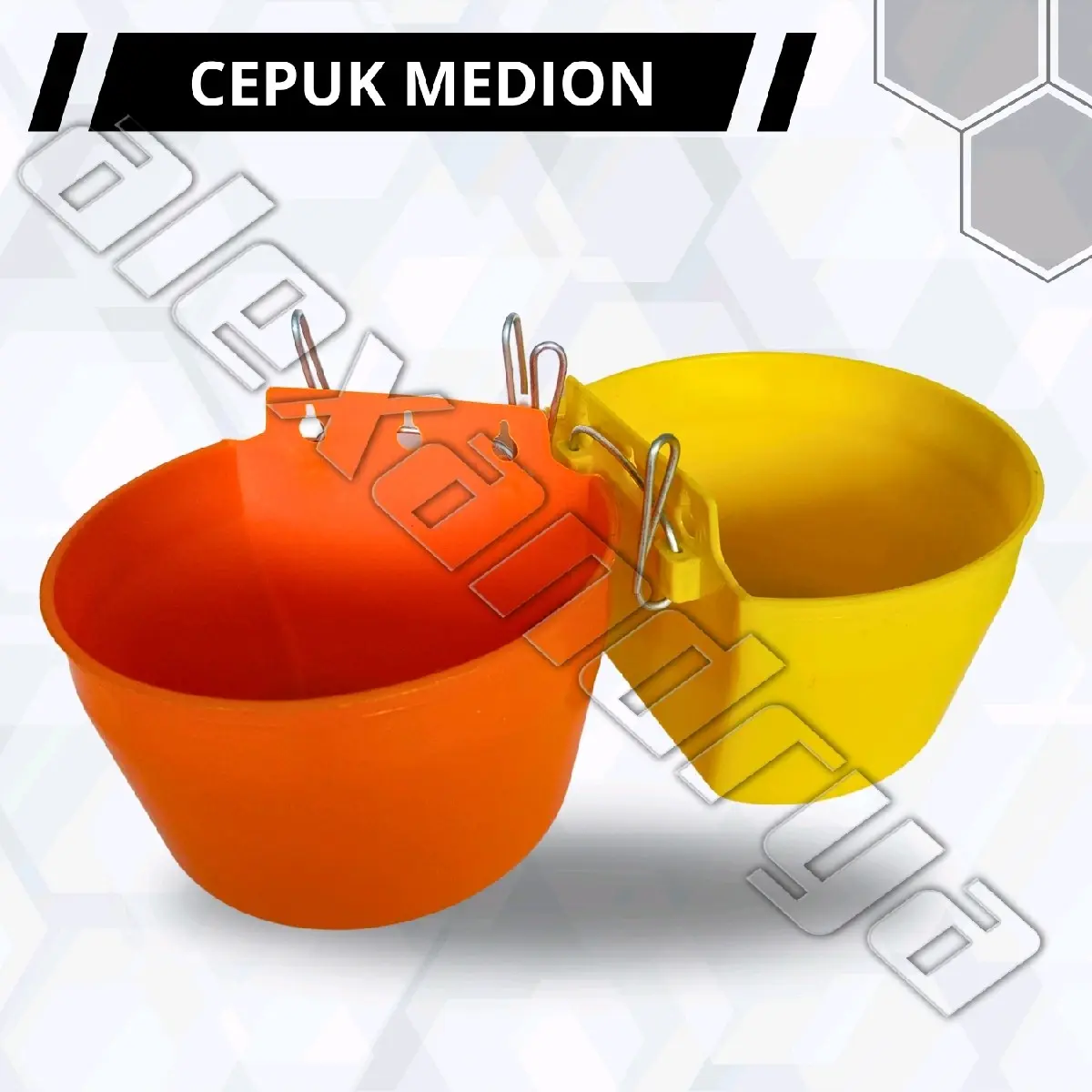 (20pcs) CEPUK PAKAN AYAM MEDION CEPUK KAWAT