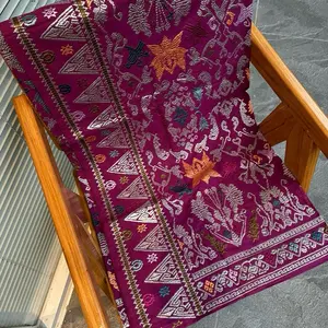 Songket  magenta by lila kebaya