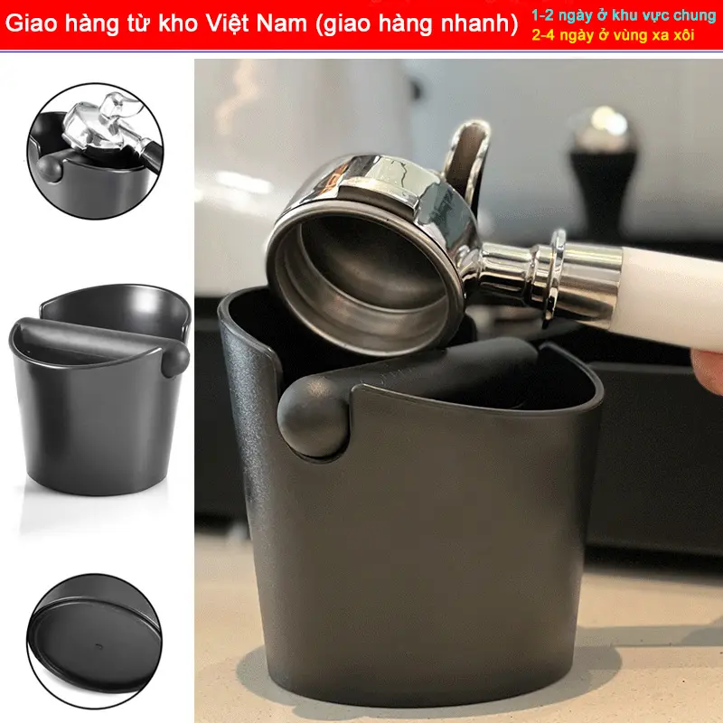 【Giao hàng trong nước】Hộp Đập Cà Phê, Bền, Có Đế Chống Trượt, Dụng Cụ Đập Nghiền Cà Phê, Có Thể Tháo Rời, Xô Thải Sỉ, 1 Cái