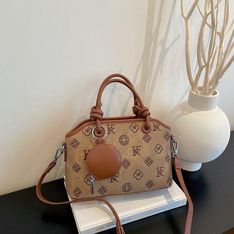 Túi nữ Boston Mini họa tiết Monogram , đeo vai đeo chéo thời trang, túi xách đi