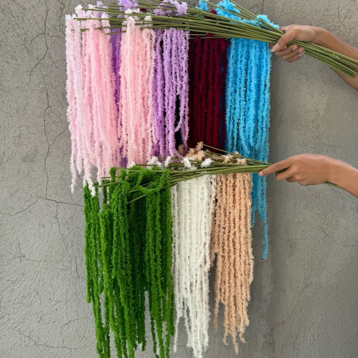 Bunga Gantung Hias Artificial Amaranthus Maranth Buatan Hiasan Pernikahan