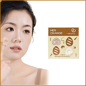 【HERORANGE】親指パフセット「パン一袋」フリーススポンジ フィックス用 肌やさしい ミニメイクツール