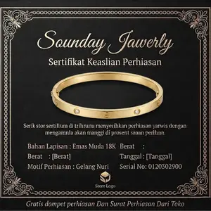 Gelang Bracelets Bangle Permata Berlapis Emas Muda Gratis Dompet Perhiasan Dari Toko