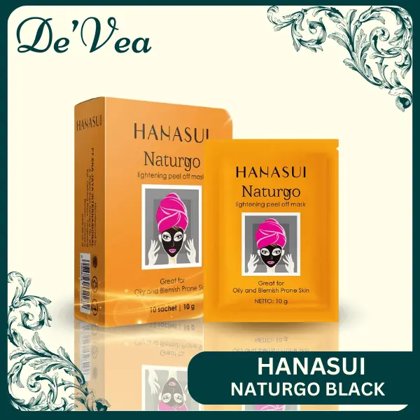 [De'Vea] HANASUI NATURGO BLACK PEEL OFF MASK