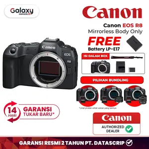 Canon EOS R8 Body Only Kamera Mirrorless FullFrame Garansi Resmi