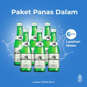 Paket Panas Dalam Laoshan Sparkling Water - 6Pcs